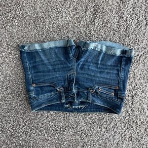 American eagle denim shorts size 0